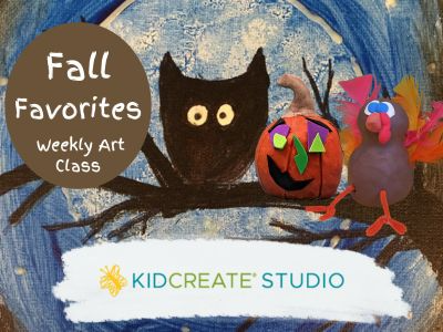 Kidcreate Studio - Alexandria. Fall Favorites Weekly Class (6-10 years)